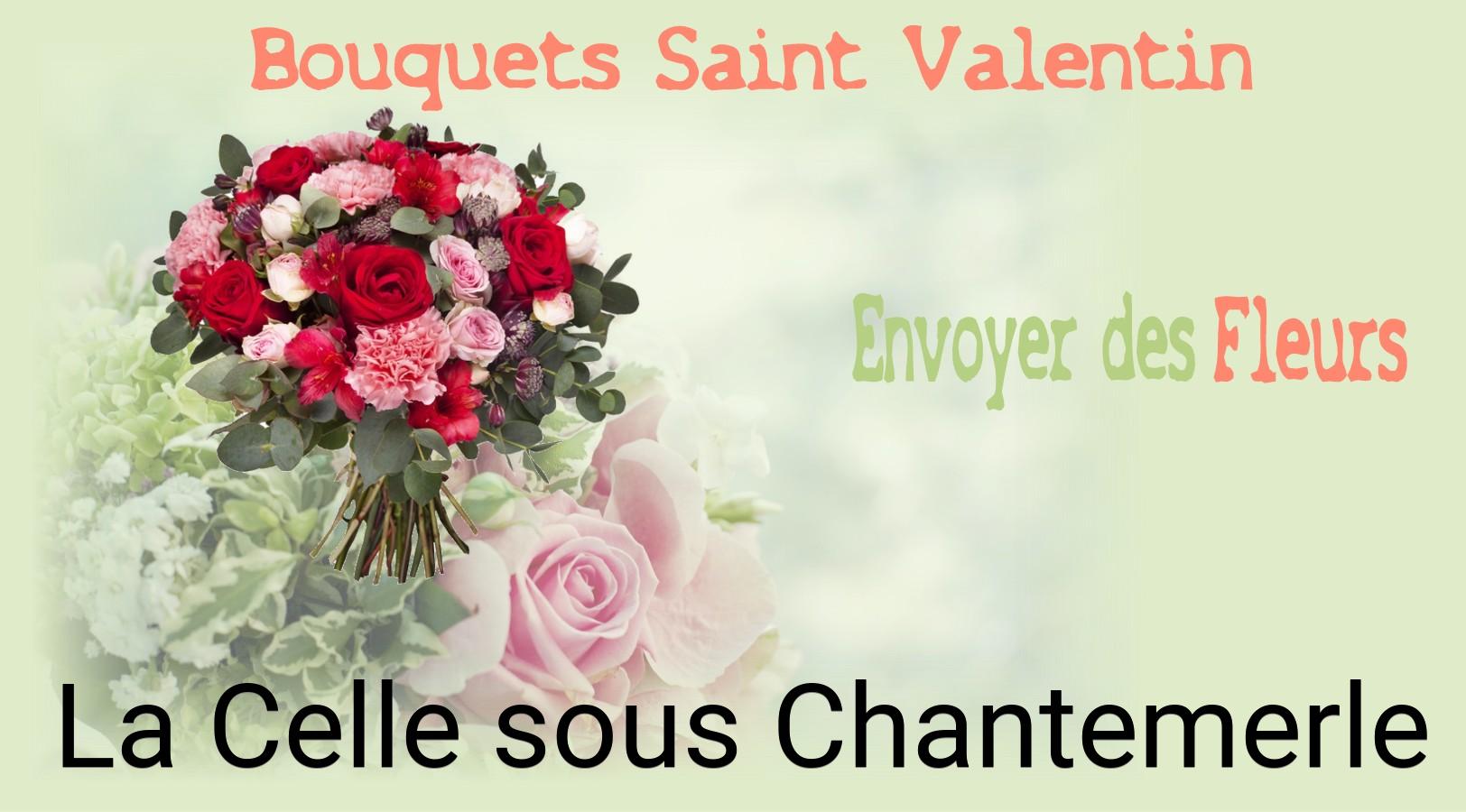 Roses de Saint-Valentin livrées à La Celle-sous-Chantemerle